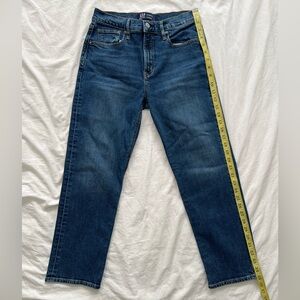 Gap blue straight leg jean, size 28 regular
